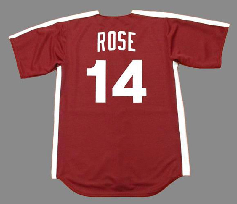 Philadelphia Phillies Pete Rose MLB jersey front view