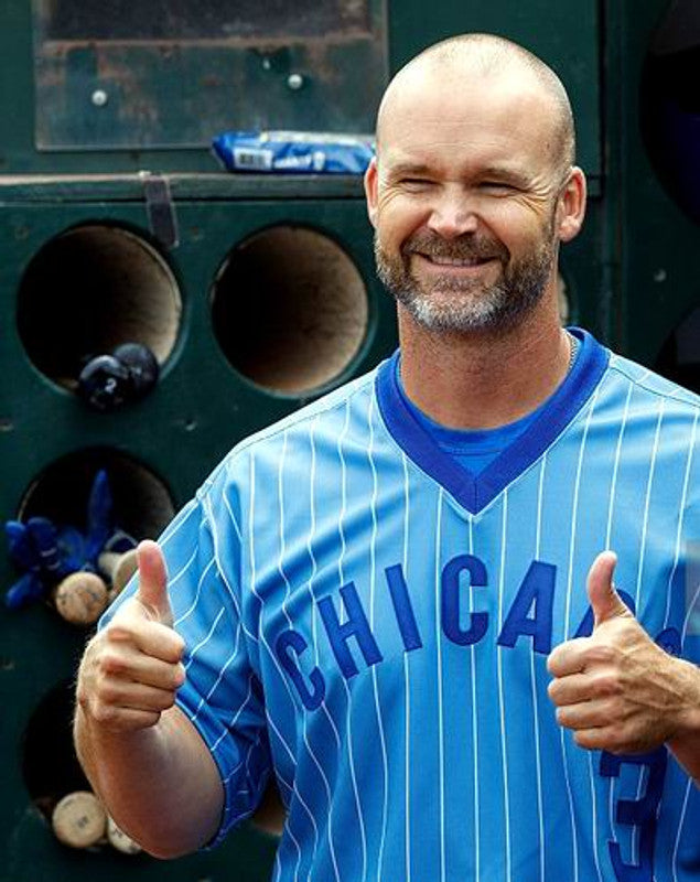 Chicago Cubs David Ross 1980s Cooperstown MLB jersey front view