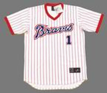 Atlanta Braves Jerry Royster Cooperstown MLB jersey front view