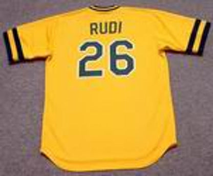 Oakland Athletics Joe Rudi Cooperstown MLB jersey front view