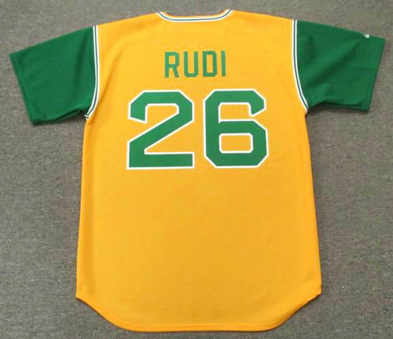Oakland Athletics Joe Rudi Cooperstown MLB jersey front view