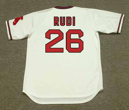 Joe Rudi California Angels 1978 Home Throwback Baseball Jersey jersey front view