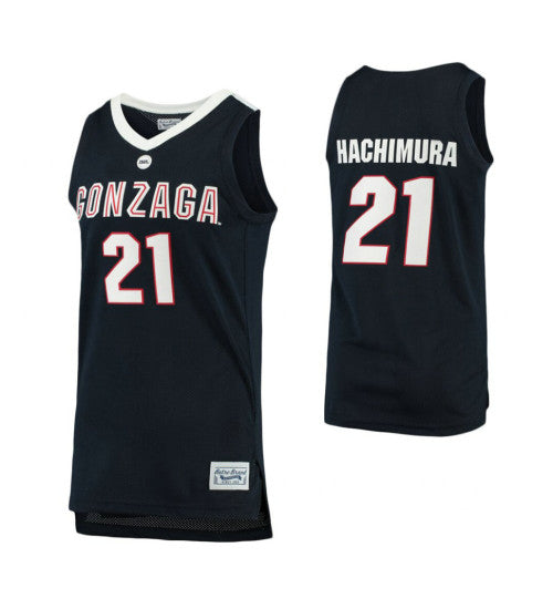 Gonzaga Bulldogs 21 Rui Hachimura Navy College Basketball Jersey 7395 | Stitched Jersey RTJS 4353