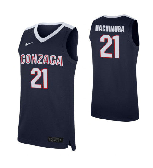 Gonzaga Bulldogs 21 Rui Hachimura Navy College Basketball Jersey 7396 | Stitched Jersey RTJS 4352