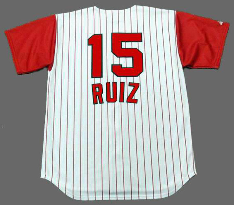 Cincinnati Reds Chico Ruiz 1960s MLB jersey front view