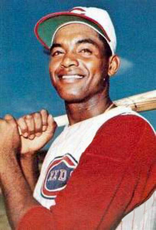 Cincinnati Reds Chico Ruiz 1960s MLB jersey front view