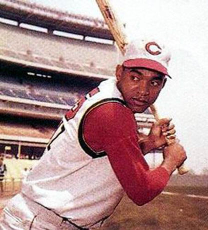 Cincinnati Reds Chico Ruiz 1960s MLB jersey front view