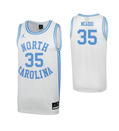 North Carolina Tar Heels Ryan Mcadoo Special College Basketball Jersey White stitched college jersey