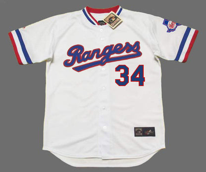 Texas Rangers Nolan Ryan 1980s MLB jersey front view
