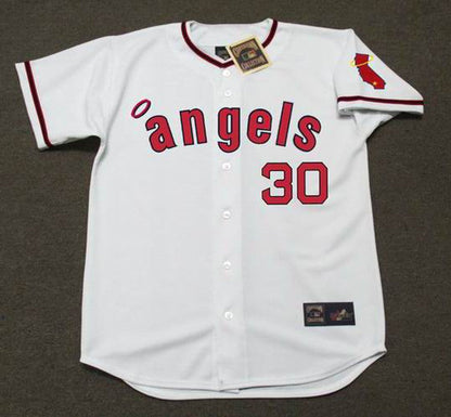 Nolan Ryan California Angels 1972 Home Baseball Throwback Baseball Jersey jersey front view
