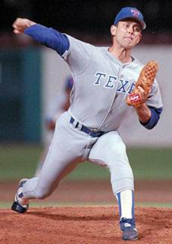 Texas Rangers 1990s Cooperstown MLB jersey front view