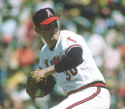 Nolan Ryan California Angels 1978 Home Throwback Baseball Jersey jersey front view