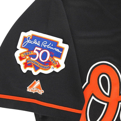 Baltimore Orioles Roberto Alomar Alt W Jackie MLB jersey front view