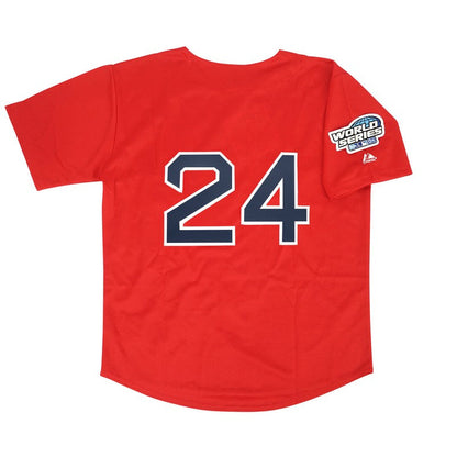 Boston Red Sox Manny Ramirez World Series Alt MLB jersey front view