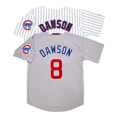 Chicago Cubs Andre Dawson W Patch MLB jersey front view