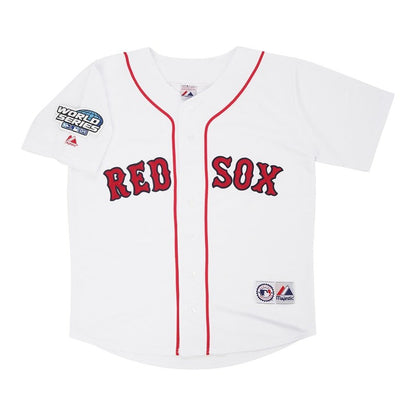 Boston Red Sox Trot Nixon World Series M MLB jersey front view