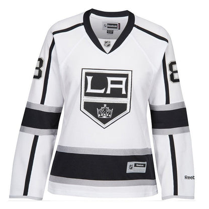 Drew Doughty Reebok Los Angeles Kings Away White Edge Premier Jersey Womens jersey front view