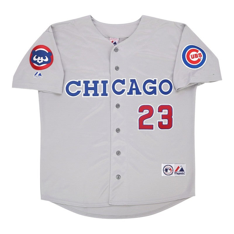 Chicago Cubs Ryne Sandberg W Patch M MLB jersey front view