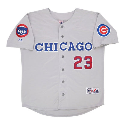 Chicago Cubs Ryne Sandberg W Patch M MLB jersey front view