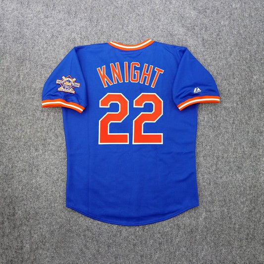 RK 1986 NYM Alternate Blue 25th Cooperstown Jersey