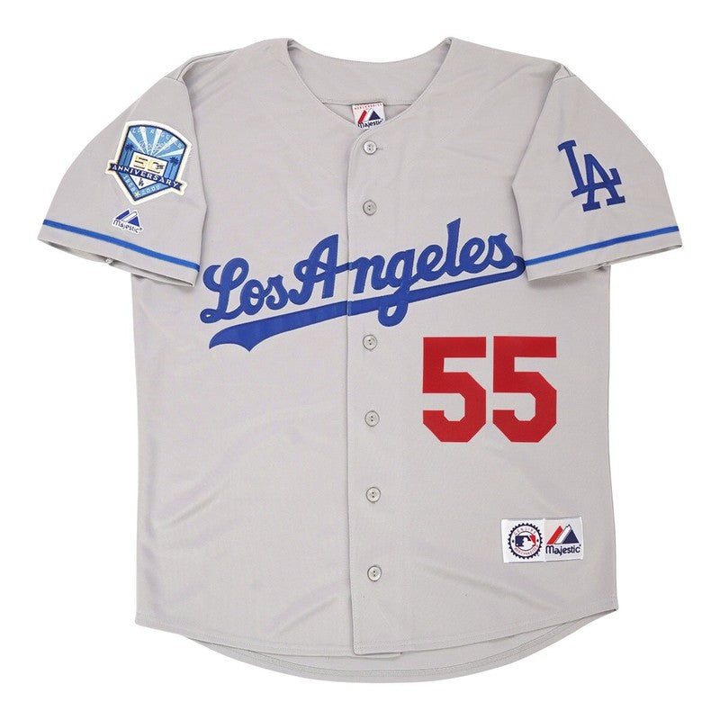 Los Angeles Dodgers Russell Martin 50th Anniv M MLB jersey front view