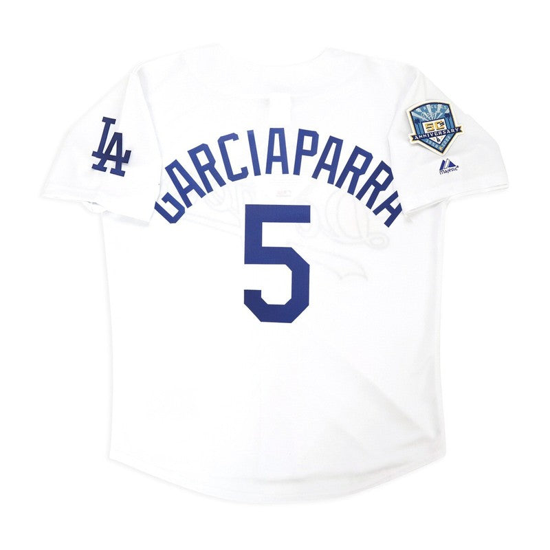 Los Angeles Dodgers Nomar Garciaparra 50th Anniv S MLB jersey front view