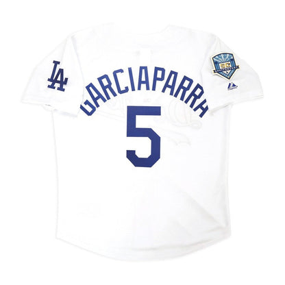 Los Angeles Dodgers Nomar Garciaparra 50th Anniv S MLB jersey front view