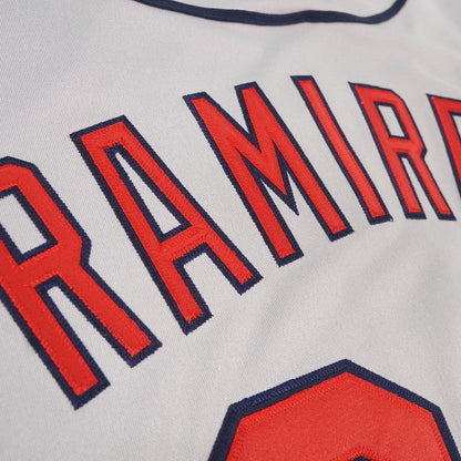 Cleveland Indians Manny Ramirez World Series M MLB jersey front view
