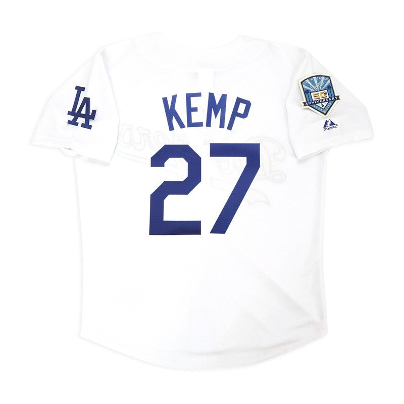 Los Angeles Dodgers Matt Kemp 50th Anniv S MLB jersey front view