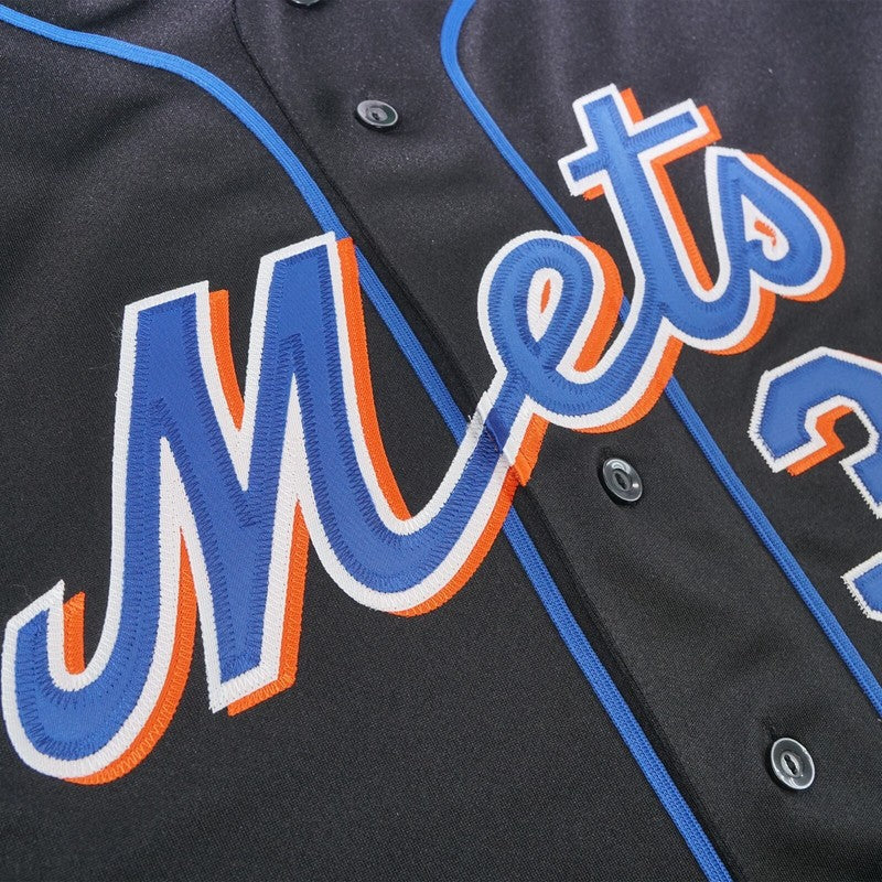 New York Mets Mike Piazza 40th Anniversary MLB jersey front view