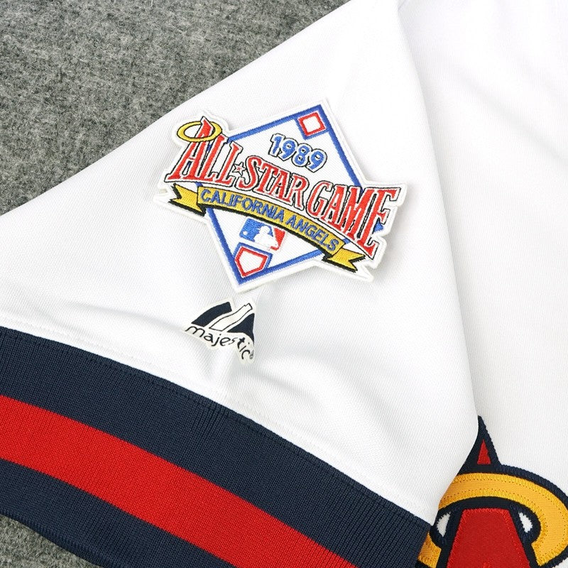 Brian Downing California Angels 1989 All Star Cooperstown Home Jersey jersey front view