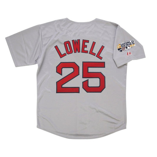 Boston Red Sox Mike Lowell World Series M MLB jersey front view