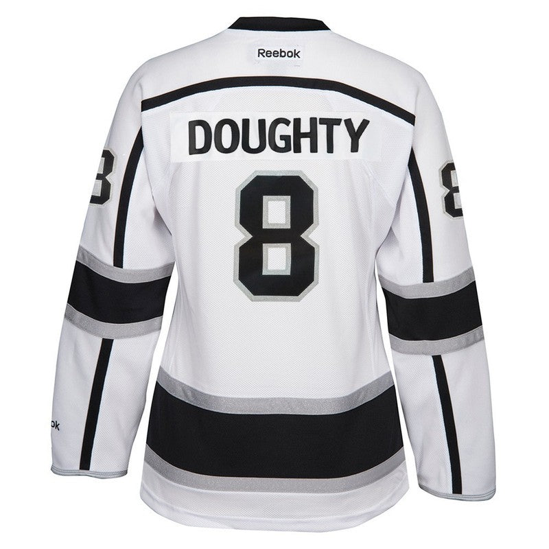 Drew Doughty Reebok Los Angeles Kings Away White Edge Premier Jersey Womens jersey front view