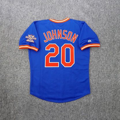 HJ 1986 NYM Alternate Blue 25th Cooperstown Jersey