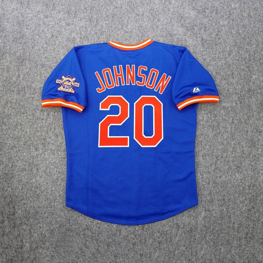 HJ 1986 NYM Alternate Blue 25th Cooperstown Jersey