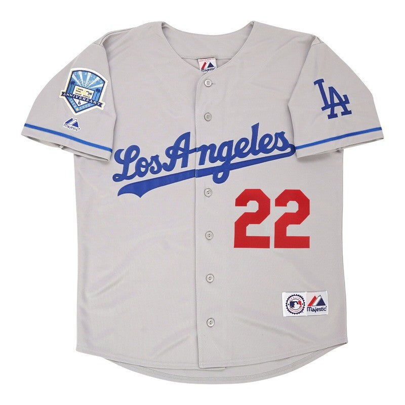 Los Angeles Dodgers Clayton Kershaw 50th Anniv M MLB jersey front view