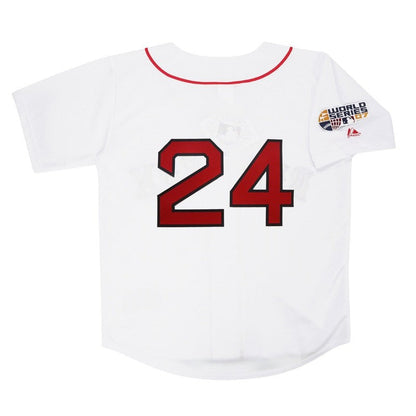 Boston Red Sox Manny Ramirez World Series M MLB jersey front view