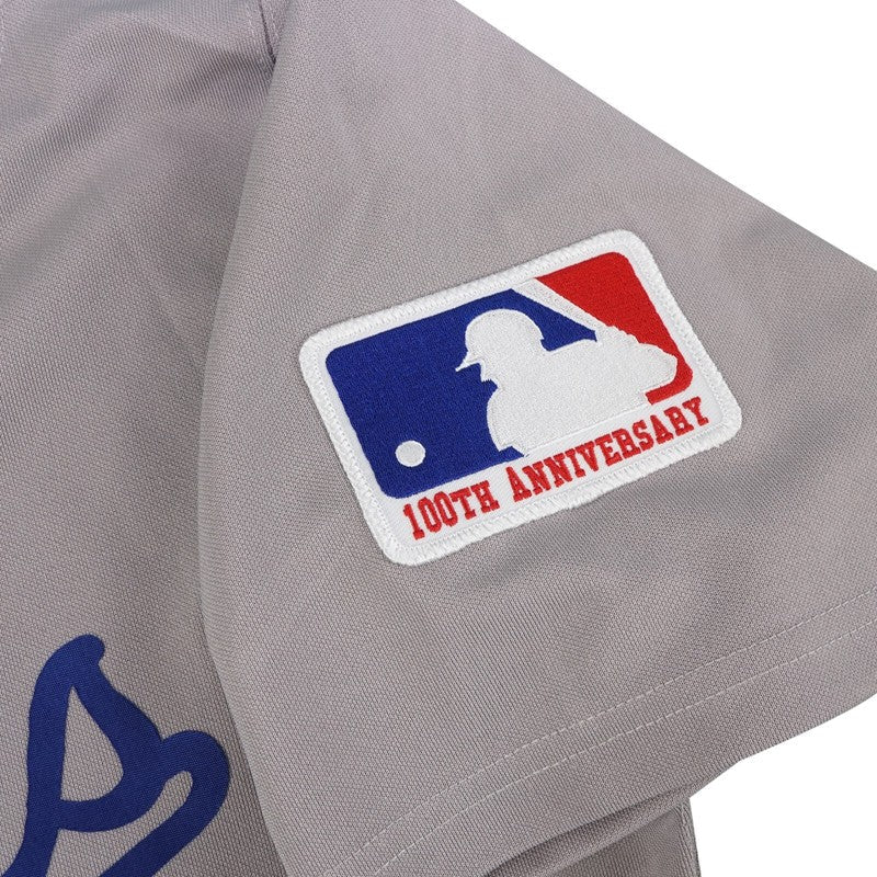 Los Angeles Dodgers Cooperstown W 100th Patch MLB jersey front view