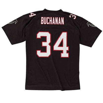Ray Buchanan 1998 Atlanta Fancons Home Black Legacy Jersey jersey front view