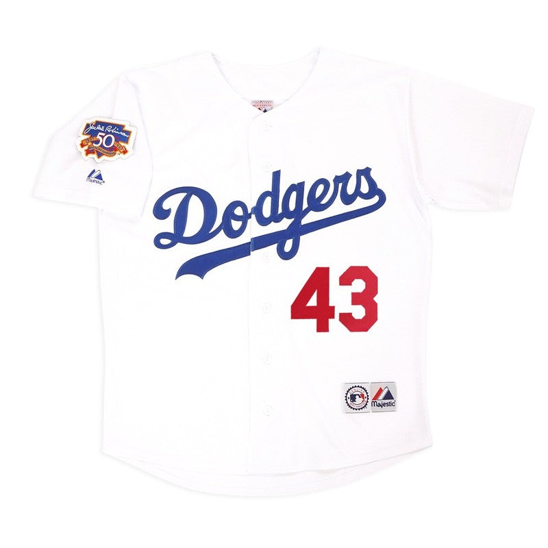 Los Angeles Dodgers Raul Mondesi W Jackie 50th MLB jersey front view