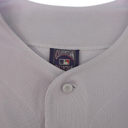 D1 Cooperstown Grey Road Jersey 100th Patch