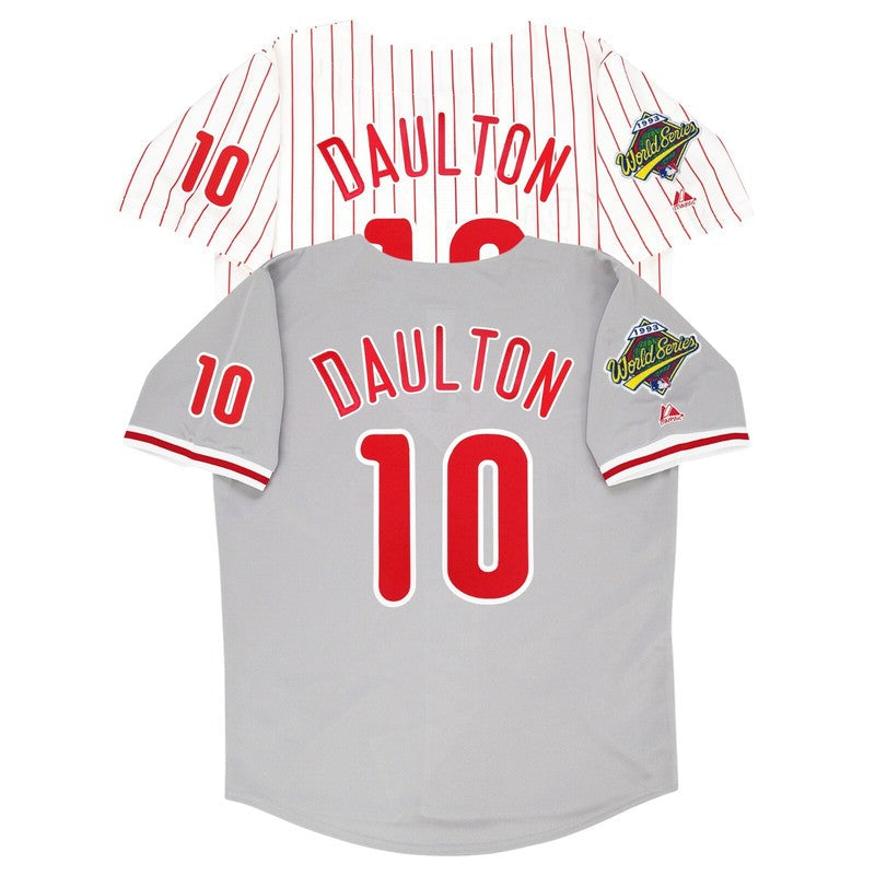 Philadelphia Phillies Darren Daulton World Series MLB jersey front view