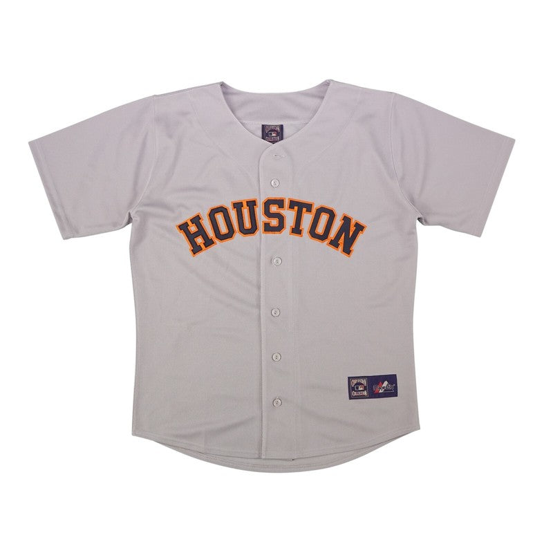 Houston Colts 1962 Cooperstown Grey Road Throwback Jersey jersey front view