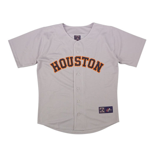 Houston Colts 1962 Cooperstown Grey Road Throwback Jersey jersey front view