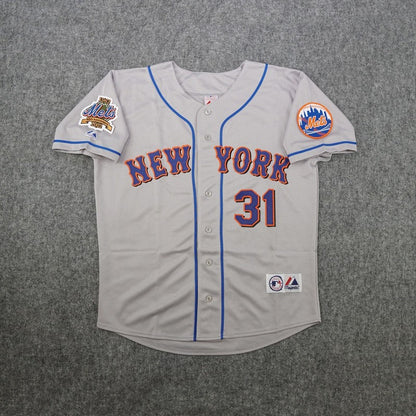 MP 2002 NYM 40th Anniversary Grey Road Jersey