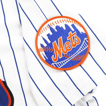 New York Mets Mike Piazza Shea 40th Patch MLB jersey front view