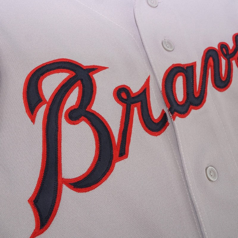 AB 1969 Cooperstown Grey Road Jersey 100th Patch