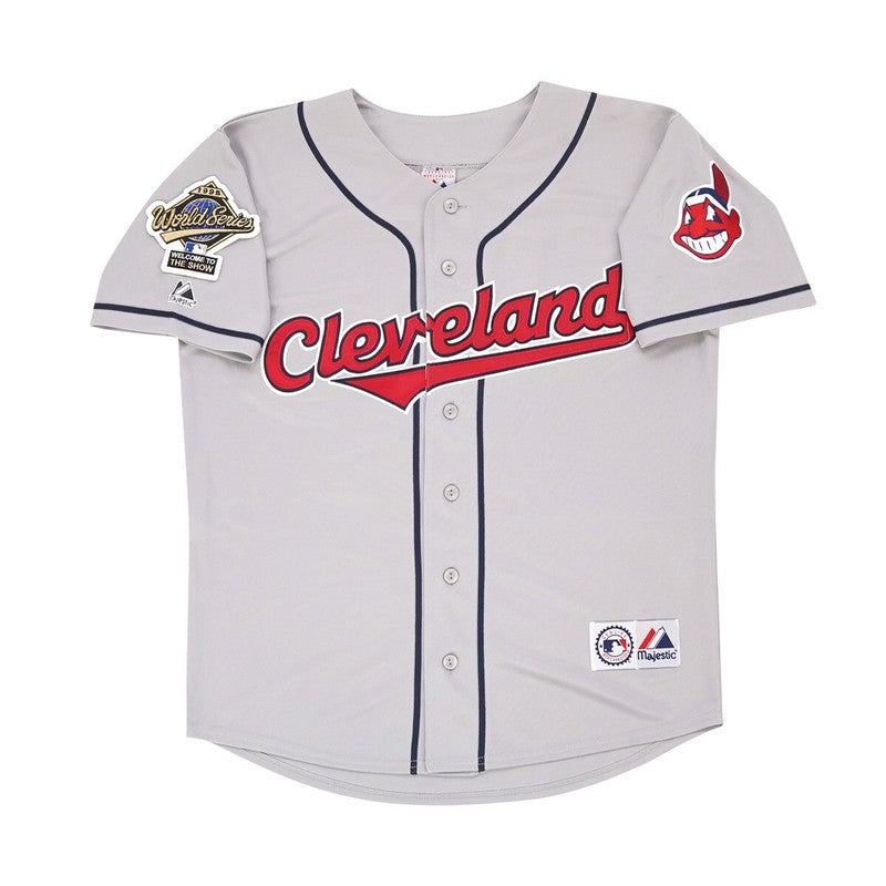 Cleveland Indians Omar Vizquel World Series M MLB jersey front view