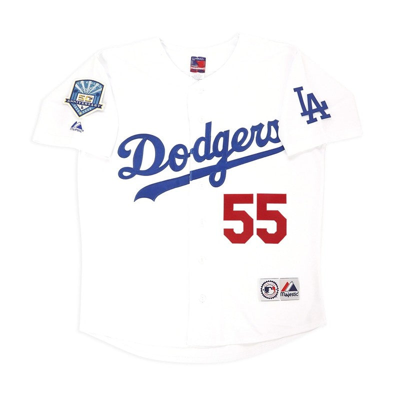 Los Angeles Dodgers Russell Martin 50th Anniv S MLB jersey front view