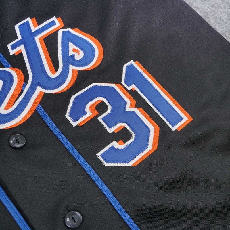New York Mets Mike Piazza 40th Anniversary MLB jersey front view